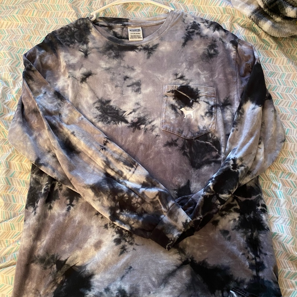 PINK long sleeve tee Small